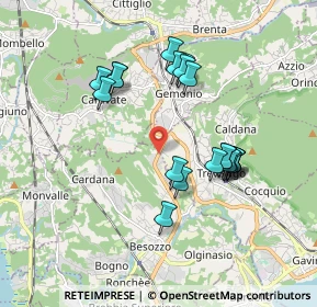Mappa SS629, 21034 Besozzo VA, Italia (1.6745)