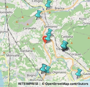 Mappa SS629, 21034 Besozzo VA, Italia (2.0225)