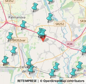 Mappa Via Dai Praz, 33041 Aiello del Friuli UD, Italia (5.8025)