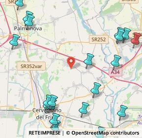 Mappa Via Dai Praz, 33041 Aiello del Friuli UD, Italia (6.0145)