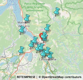 Mappa Via Agliati, 23900 Lecco LC, Italia (5.855)