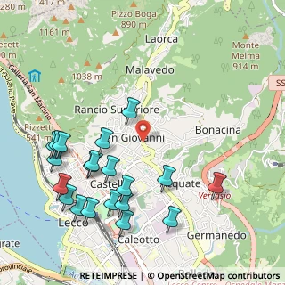 Mappa Via Agliati, 23900 Lecco LC, Italia (1.197)