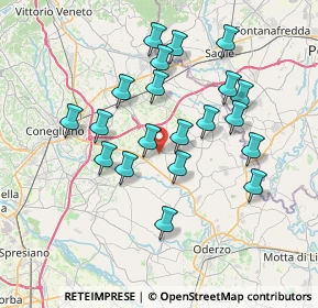 Mappa 31013 Codogné TV, Italia (6.7025)