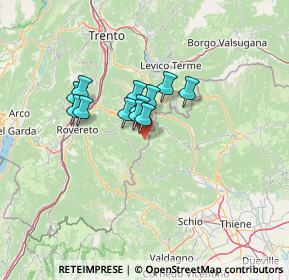 Mappa Via SP, 38064 Folgaria TN, Italia (8.88083)