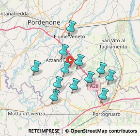 Mappa Lato Dx, 33082 Azzano decimo PN, Italia (6.21833)