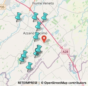 Mappa Lato Dx, 33082 Azzano decimo PN, Italia (3.78182)