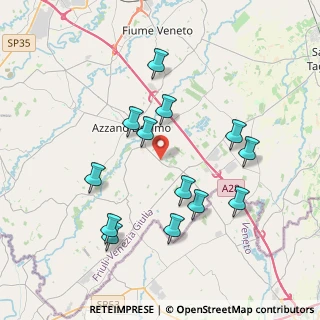 Mappa Lato Dx, 33082 Azzano decimo PN, Italia (3.74692)