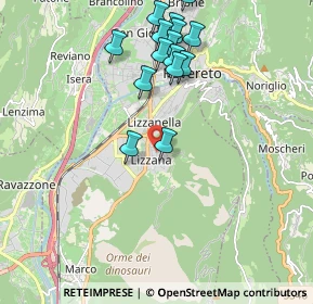 Mappa Via Sottocastello, 38068 Rovereto TN, Italia (2.026)