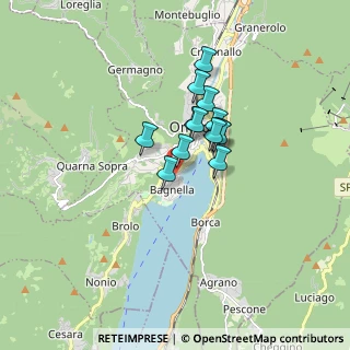 Mappa Via Giacomo Leopardi, 28887 Omegna VB, Italia (1.09615)