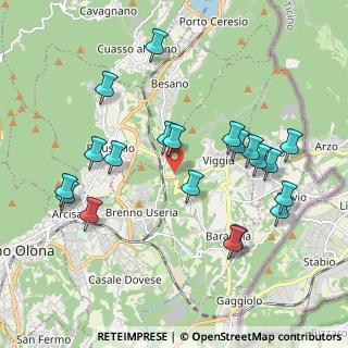 Mappa Via G. Bertini, 21059 Viggiù VA, Italia (2.054)