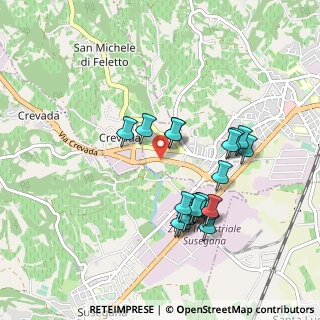 Mappa Strada Del Mescolin, 31016 Cordignano TV, Italia (0.8655)
