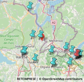Mappa Via Giambattista Pergolesi, 21050 Saltrio VA, Italia (10.6105)