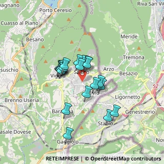 Mappa Via Giambattista Pergolesi, 21050 Saltrio VA, Italia (1.2825)