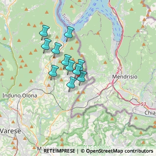 Mappa Via Giambattista Pergolesi, 21050 Saltrio VA, Italia (2.47727)