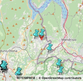 Mappa Via Giambattista Pergolesi, 21050 Saltrio VA, Italia (7.6215)