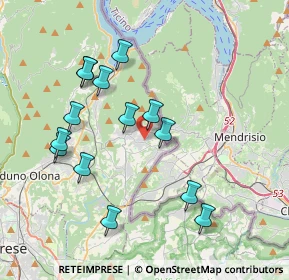Mappa Via Giambattista Pergolesi, 21050 Saltrio VA, Italia (3.74429)