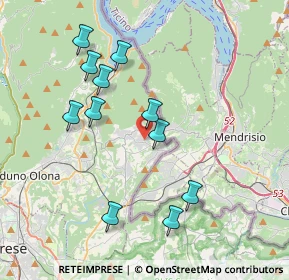 Mappa Via Giambattista Pergolesi, 21050 Saltrio VA, Italia (3.72091)