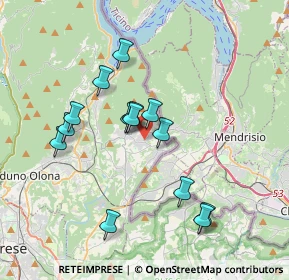 Mappa Via Giambattista Pergolesi, 21050 Saltrio VA, Italia (3.32571)