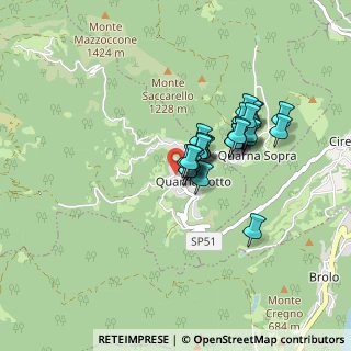 Mappa Via Saliente, 28896 Quarna Sotto VB, Italia (0.62222)