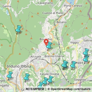Mappa Via Carlo Cattaneo, 21050 Bisuschio VA, Italia (3.41308)