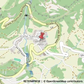 Mappa Piazza S. Felice, 18, 38065 Valle San Felice TN, Italia, 38065 Mori, Trento (Trentino-Alto Adige)