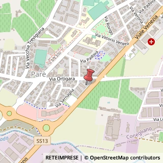 Mappa Via Padre L. Tezza, 6, 31015 Conegliano, Treviso (Veneto)