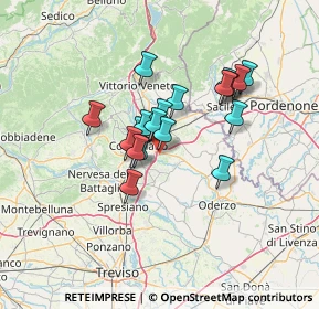 Mappa Via San Michele, 31010 Mareno di Piave TV (10.11211)