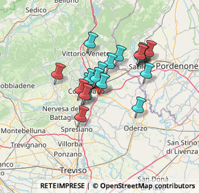 Mappa Via San Michele, 31010 Mareno di Piave TV (9.8935)