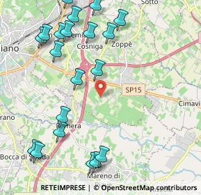 Mappa Via San Michele, 31010 Mareno di Piave TV (2.5795)