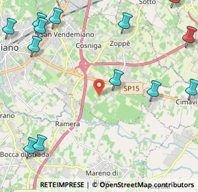 Mappa Via San Michele, 31010 Mareno di Piave TV (3.15538)