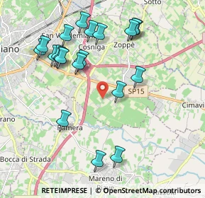 Mappa Via San Michele, 31010 Mareno di Piave TV (2.1255)