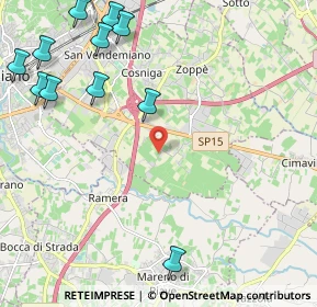 Mappa Via San Michele, 31010 Mareno di Piave TV (2.89182)