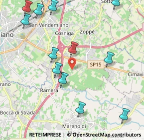 Mappa Via San Michele, 31010 Mareno di Piave TV (2.4875)