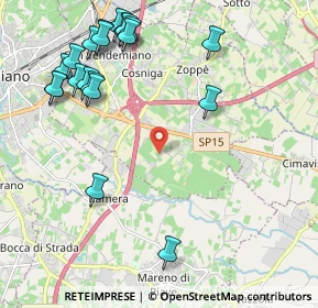 Mappa Via San Michele, 31010 Mareno di Piave TV (2.562)