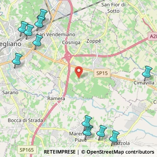 Mappa Via San Michele, 31020 San Vendemiano TV, Italia (3.46545)