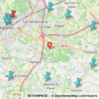 Mappa Via San Michele, 31020 San Vendemiano TV, Italia (3.85545)