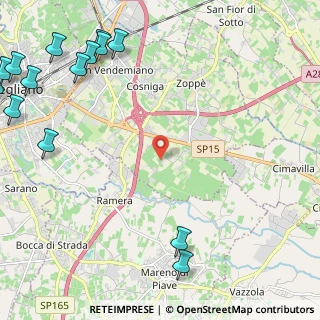 Mappa Via San Michele, 31020 San Vendemiano TV, Italia (3.58357)