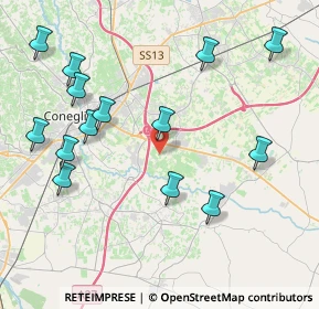 Mappa Via San Michele, 31010 Mareno di Piave TV (4.57929)