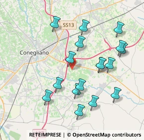 Mappa Via San Michele, 31010 Mareno di Piave TV (3.89235)