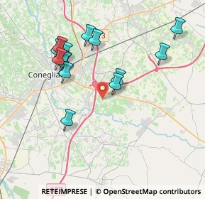Mappa Via San Michele, 31010 Mareno di Piave TV (3.81357)