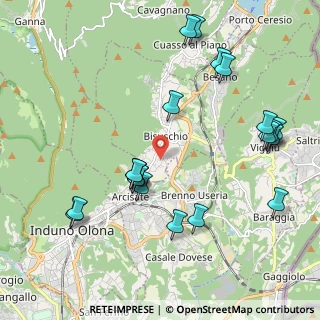 Mappa Via Fratelli Rosselli, 21050 Bisuschio VA, Italia (2.3035)