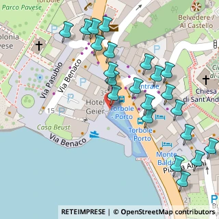Mappa Piazza Goethe, 38069 Nago-Torbole TN, Italia (0.07273)