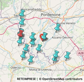 Mappa Via Galoppat, 33087 Pasiano di Pordenone PN, Italia (7.29056)
