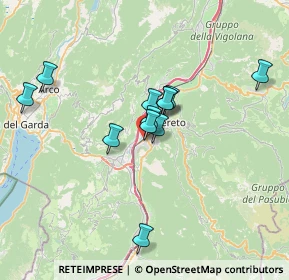 Mappa Via del Garda, 38068 Rovereto TN, Italia (5.6175)