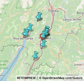 Mappa Via del Garda, 38068 Rovereto TN, Italia (8.13385)