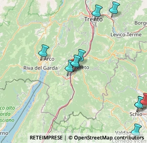 Mappa Via del Garda, 38068 Rovereto TN, Italia (18.65)