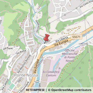 Mappa Via Sorgenti, 1, 24028 Ponte Nossa, Bergamo (Lombardia)
