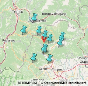 Mappa 36040 Valdastico VI, Italia (10.28273)