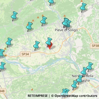 Mappa Via Caiselle, 31020 Sernaglia della Battaglia TV, Italia (6.601)