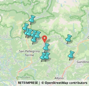 Mappa 24017 Serina BG, Italia (6.265)